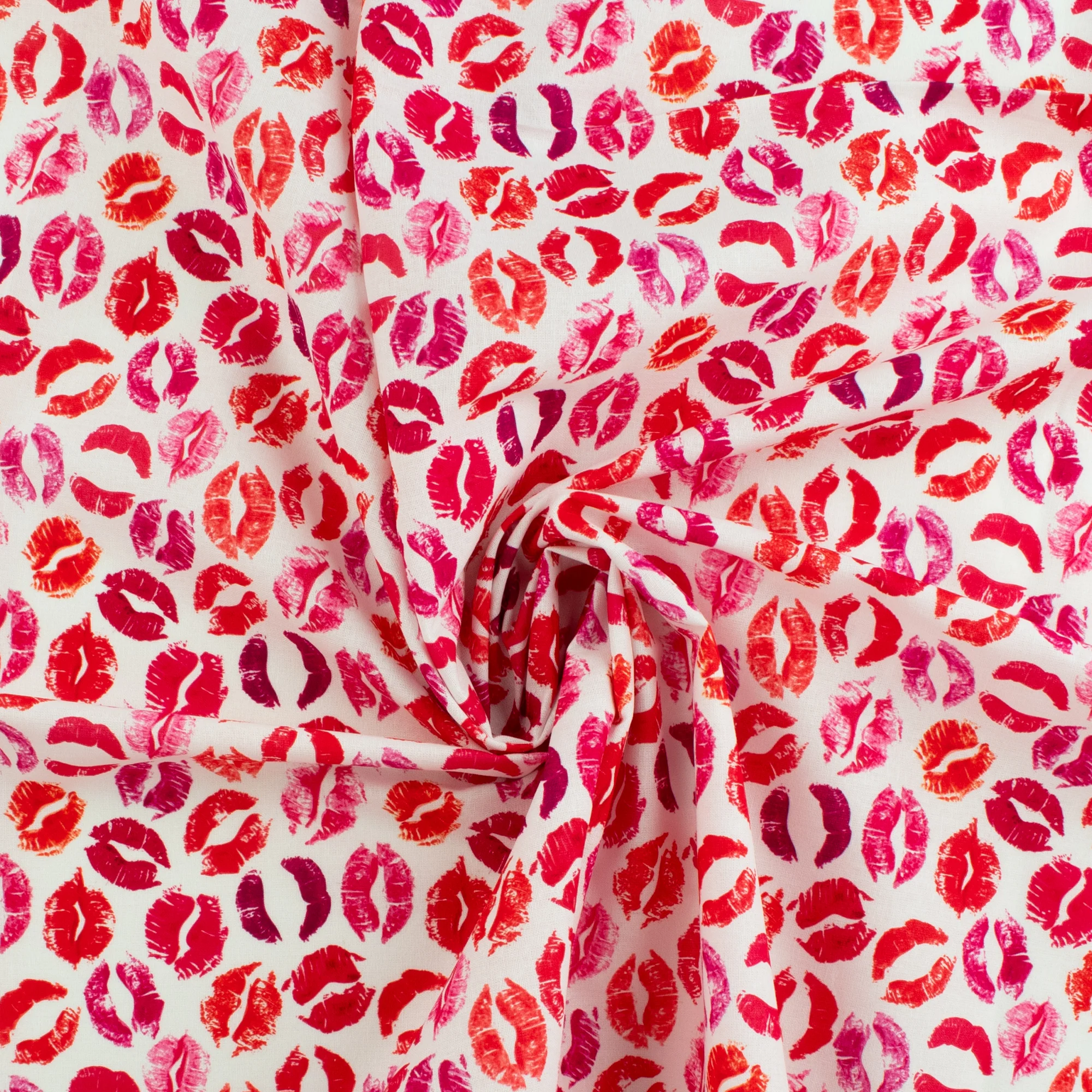 VALENTINE'S Printed Cotton - 048 - White - Image 2