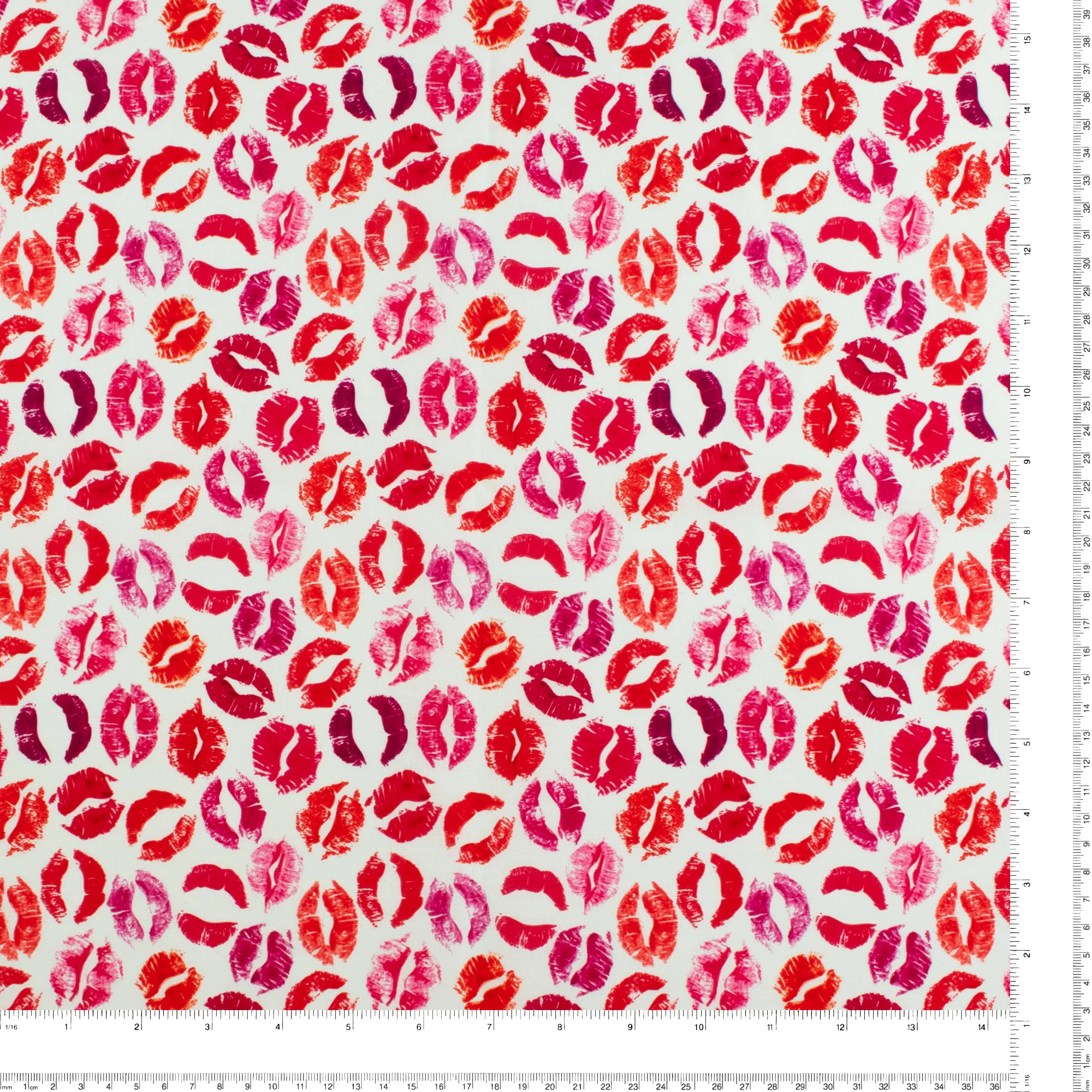 VALENTINE'S Printed Cotton - 048 - White - Image 3