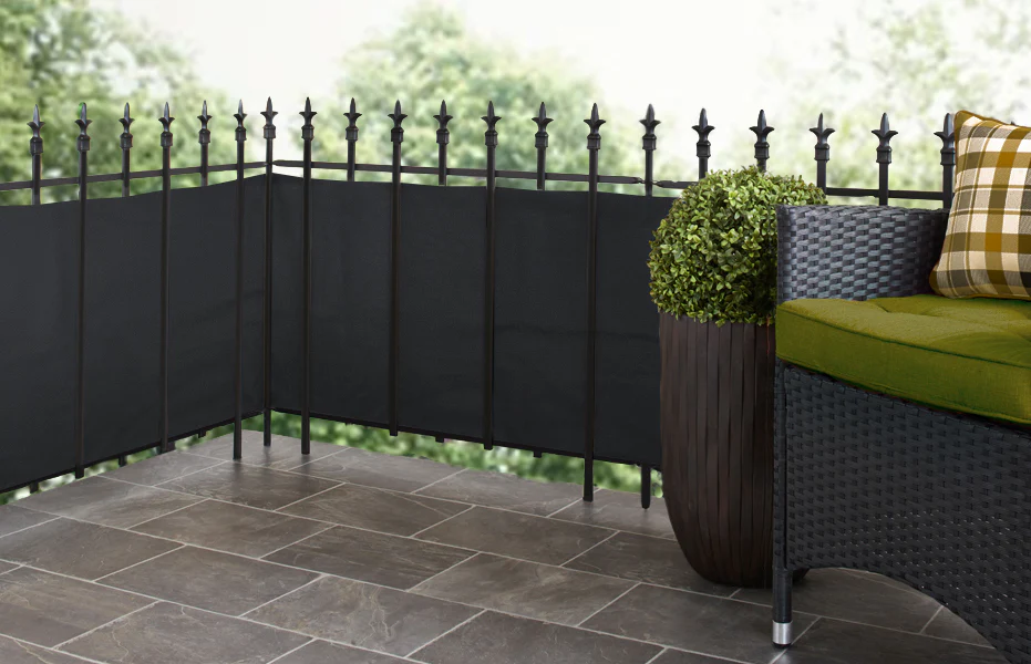 Waterproof Canvas Balcony Cover - Dark Blue