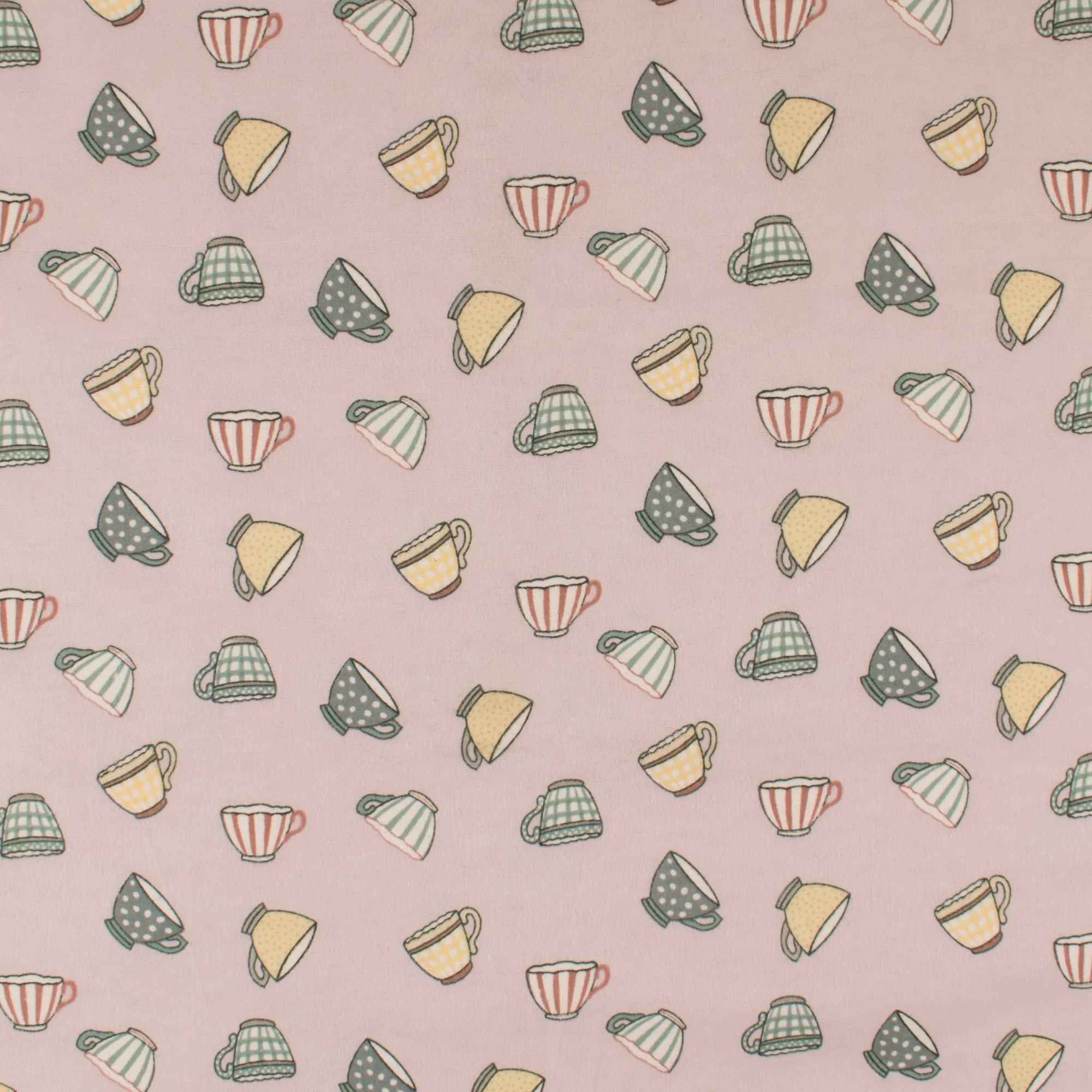 Wide Printed Flannelette - BUNNY - 002 - Lilac