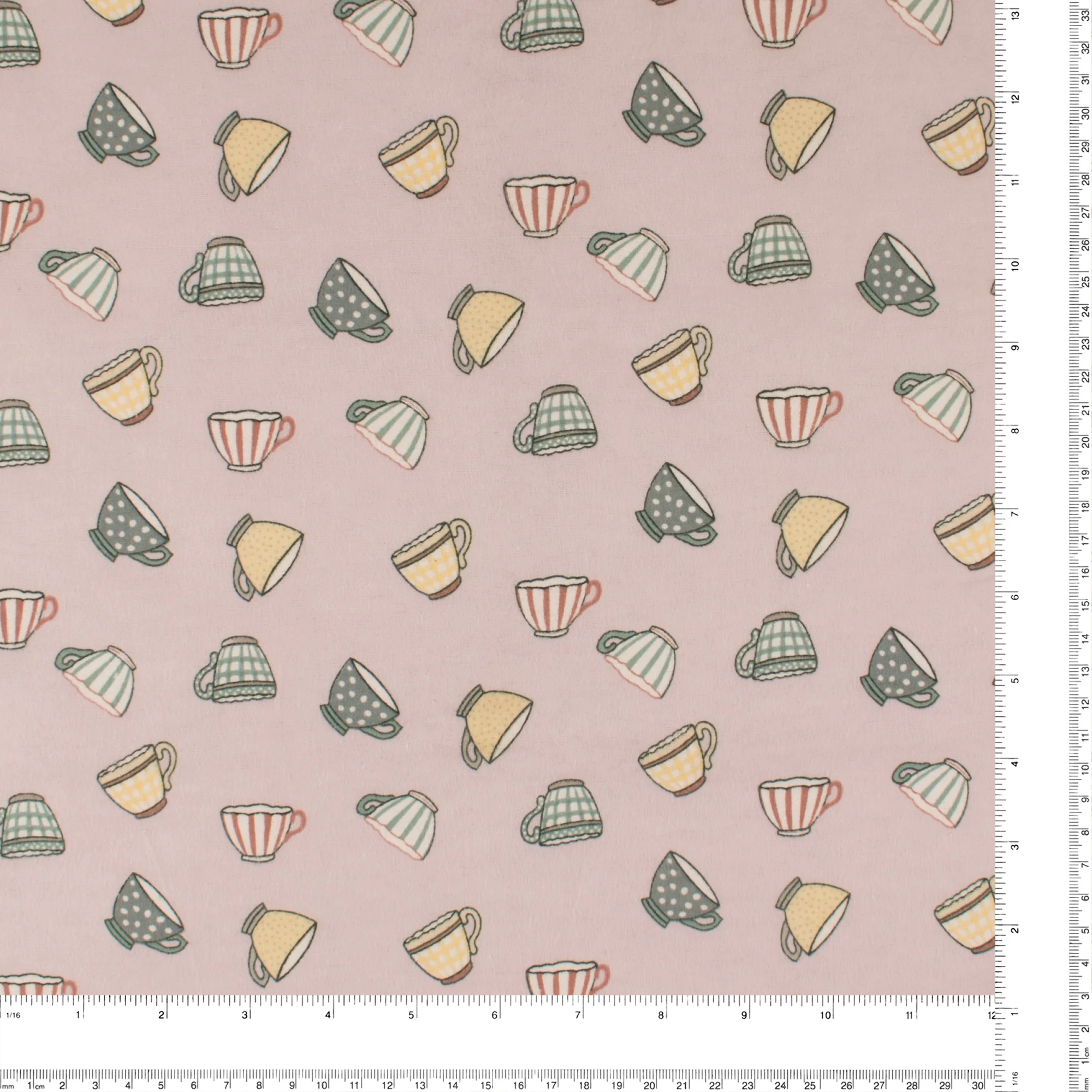 Wide Printed Flannelette - BUNNY - 002 - Lilac - Image 3