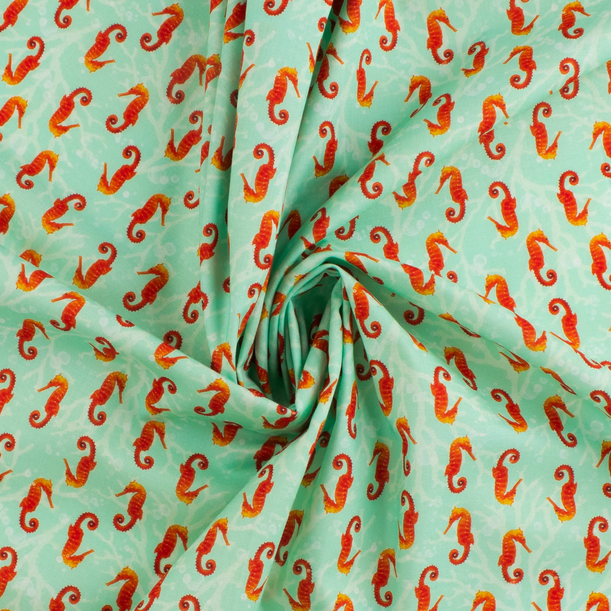 Windham Fabrics - Printed Cotton - DEEP SEA - 006 - Aqua - Image 2